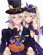 Happy Halloween ✨/桜川-采于10.29紫色情侣乖巧壁纸