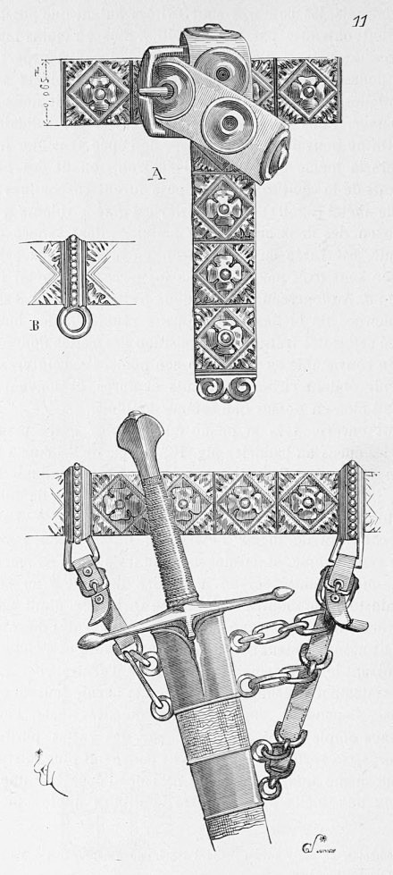 【一些中世纪风格的剑带设计】