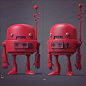 Robot ready for 3d print , Chadwick Dusenbery on ArtStation at https://www.artstation.com/artwork/robot-ready-for-3d-print: 