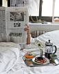 Breakfast in bed.: 