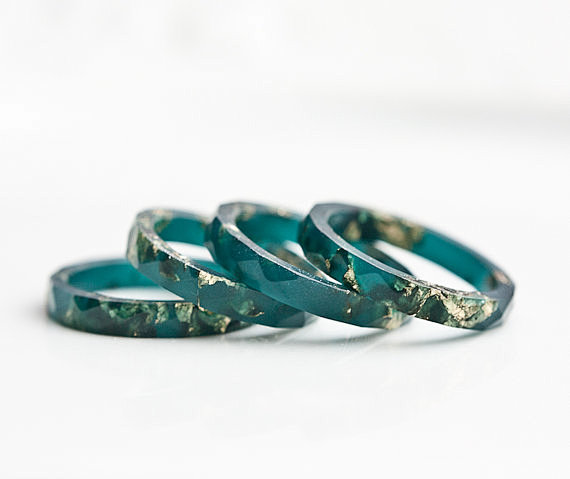 Teal Resin Stacking ...