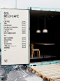 Sis. Deli+Cafe | Helsinki #menuboard #white #container: 