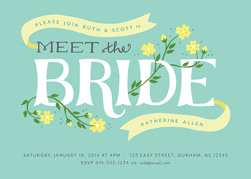 Meet the Bride Invit...