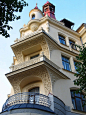 Art Nouveau building in Riga, Latvia