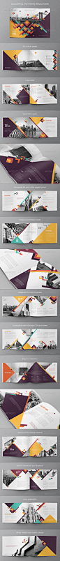 Colorful Pattern Brochure - Brochures Print Templates