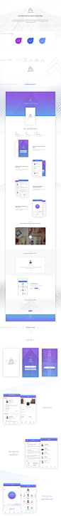 Hi,This is my new complete project. I have gone through from logo design to apps and landing page design. It is mainly an Employee Directory app. Have also a landing page. Hope you like my design and provide your valuable feed back. Thanks.