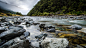 新西兰朦胧的比利河4k风景壁纸