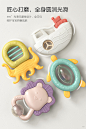 兔妈妈婴儿手摇铃0-1岁 新生儿宝宝早教益智牙胶玩具0-3-6-12个月-tmall.com天猫