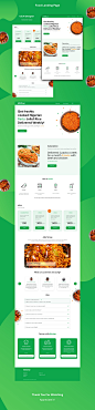 africa design Food  food delivery landing page UI user interface ux Web Design  Website