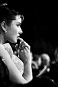 Audrey Hepburn just before being named Best Actress of 1953 for Roman Holiday