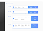 Booking timeline dribbble