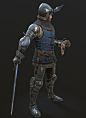 retribution..., Petr Sokolov : Hello! I continue working with one of my favorite settings - medieval. Today I’d like to share my latest personal game model. It was a long term project and i learned a lot from it. Character polycount is about 38K + sword 1