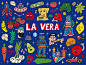 La Vera food truck : design of a big vinyl sticker for the food truck, delicious street food from Italy, Milan. 