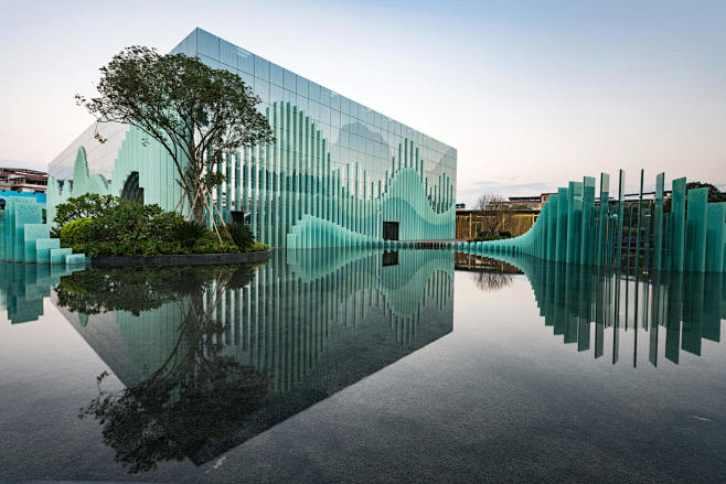 山水立方：一处玻璃构筑的风景|桂林万达文...