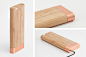 Bamboo Battery : Electric Battery. Case made in bamboo material for a light weight and natural texture