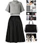 A fashion look from October 2015 featuring cashmere sweaters, black shoes and black purse. Browse and shop related looks.