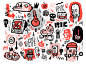 Doodles by Rik Catlow on Dribbble