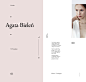 Agata Bielen (freebie) : An Online Magazine Template for Photoshop, created with the Golden Ratio Grid, and free for you to use. If you like it, share it!