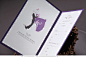 喜传说2014新款紫色定制高档结婚喜帖婚礼创意照片请柬请贴邀请函-tmall.com天猫