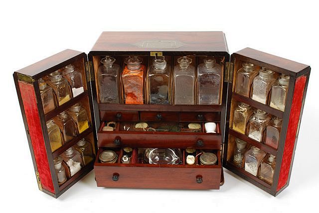 Apothecary cabinet