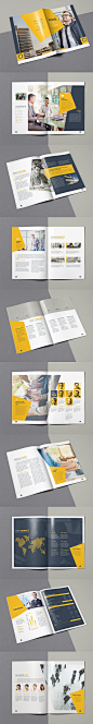 Corporate or Creative Agency Brochure Template InDesign INDD - 20 Pages A4