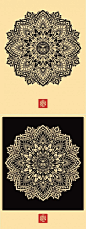 微笑拉拉的小屋采集到中国传统装饰图案(148图)_花瓣平面设计: 