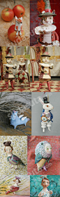 406张俄罗斯陶瓷艺术家设计作品摄影图片 个性玩偶设计 玩具参考-淘宝网