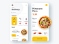 dribbble作品食物APP