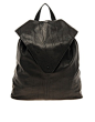 ASOS Leather Backpack With Pointed Flap 背包