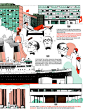 Infographic: The Life of Le Corbusier by Vincent Mahé