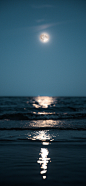 十一月壁纸手机风景图片精选|夜晚的月亮伴你入眠