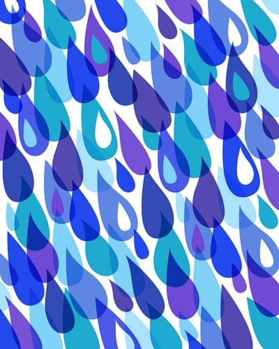 raindrops illustrati...