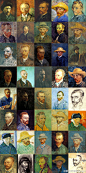 文森特·梵·高（Vincent Van Gogh）自画像合集 （1200x2419）