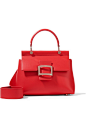 Roger Vivier | Viv Cabas 迷你皮革手提包 | NET-A-PORTER.COM