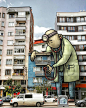 土耳其建筑师兼插画家在照片中创作生活在城市中的巨人 - 灵感日报 :   Hakan Keleş是一位来自土耳其的建筑师、插画师。他创作了一个名为“Lilliputs series”的系列插画，作品中的城市是我们生活的街道、建筑，而其中的我们变成了小矮人，因为Hakan Keleş在画面中创作的角色都是巨人。     …