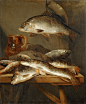 Abraham van Beveren (1620-1690) -- 静物与鲤鱼