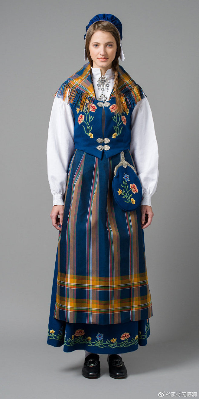 北欧挪威传统服饰参考 第六部分
挪威/传...