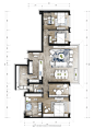 大平层 平面 布局 @室内设计DSNGlobal 平面 方案 图纸 布局 优化 floor plan CAD 建筑 室内设计 家居 家具 工装 公装 家装 软装 陈设 样板间 装修 效果图 施工图 平面图 框架结构 户型 改造 楼层 样板房 住宅 公寓 LOFT 餐厅 办公 商店 酒店 旅舍 别墅 豪宅 卧室 客厅 三居室 二居室 小户型 四居室 五居室 