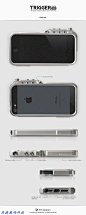 TRIGGER机械手臂 苹果5S手机壳iPhone5金属边框iPhone4 4S保护套-淘宝网