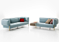 Patricia Urquiola upholsters modular sofa for Moroso in jersey fabric