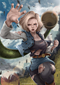 Dragon Ball Android 18 by magion02 on deviantART