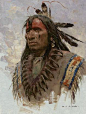 旅美画家 Z.S.LIANG 和他的印第安人油画（1）_追寻者_新浪博客