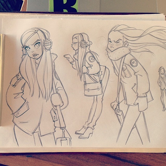 ⛄️❄️☁️ #sketching #g...