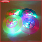 Hot Spin LED Light UFO Frisbee Magic Outdoor Kid Toy Colorful Fashion Flying Disk Saucer Classic Toy For Fmilies Random Color