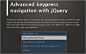 Advanced keypress navigation with jQuery