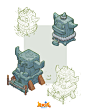 Statues - Axie Infinity, Bơ Ly : Some concepts art I've done for Axie Inifnity