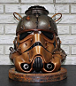 Steampunk Stormtrooper helmet