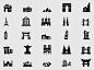 Free Building & Landmark Icons (50 Icons)