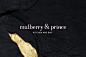 Mulberry & Prince Restaurant : Identity Design for Mulberry & Prince Kitchen and Bar.
