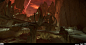 DOOM - Titan, Jeremy Thurman : World Building for Titan Arena. I did the original blockout,  took it to finish with optimizations, perf, decals, world geo and collision<br/>Level Design: Tim Locke<br/>Lighting: Ryan Watkins, Tony Garza <br/